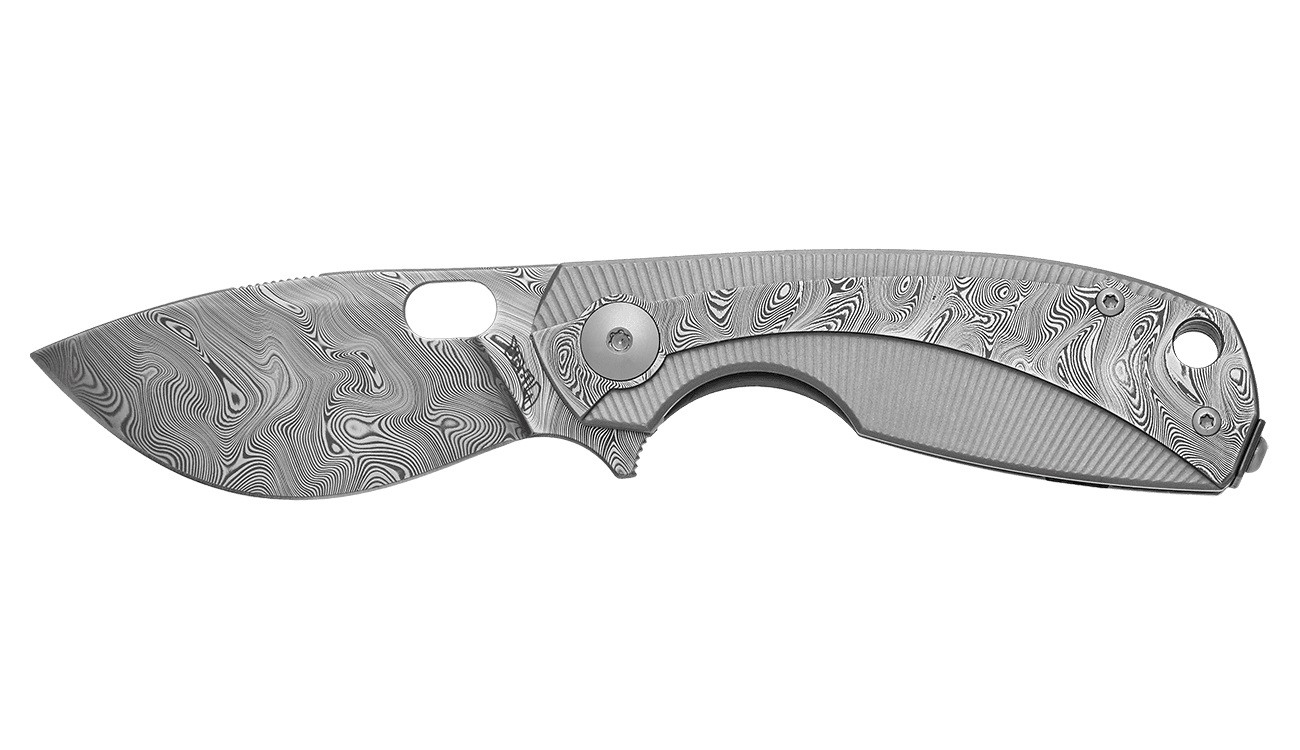 Viper Lille Damascus Titanium + Damascus Çakı