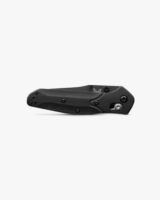 Benchmade Mini Osborne Reverse Tanto Black & Blue G10 Cerakote Çakı