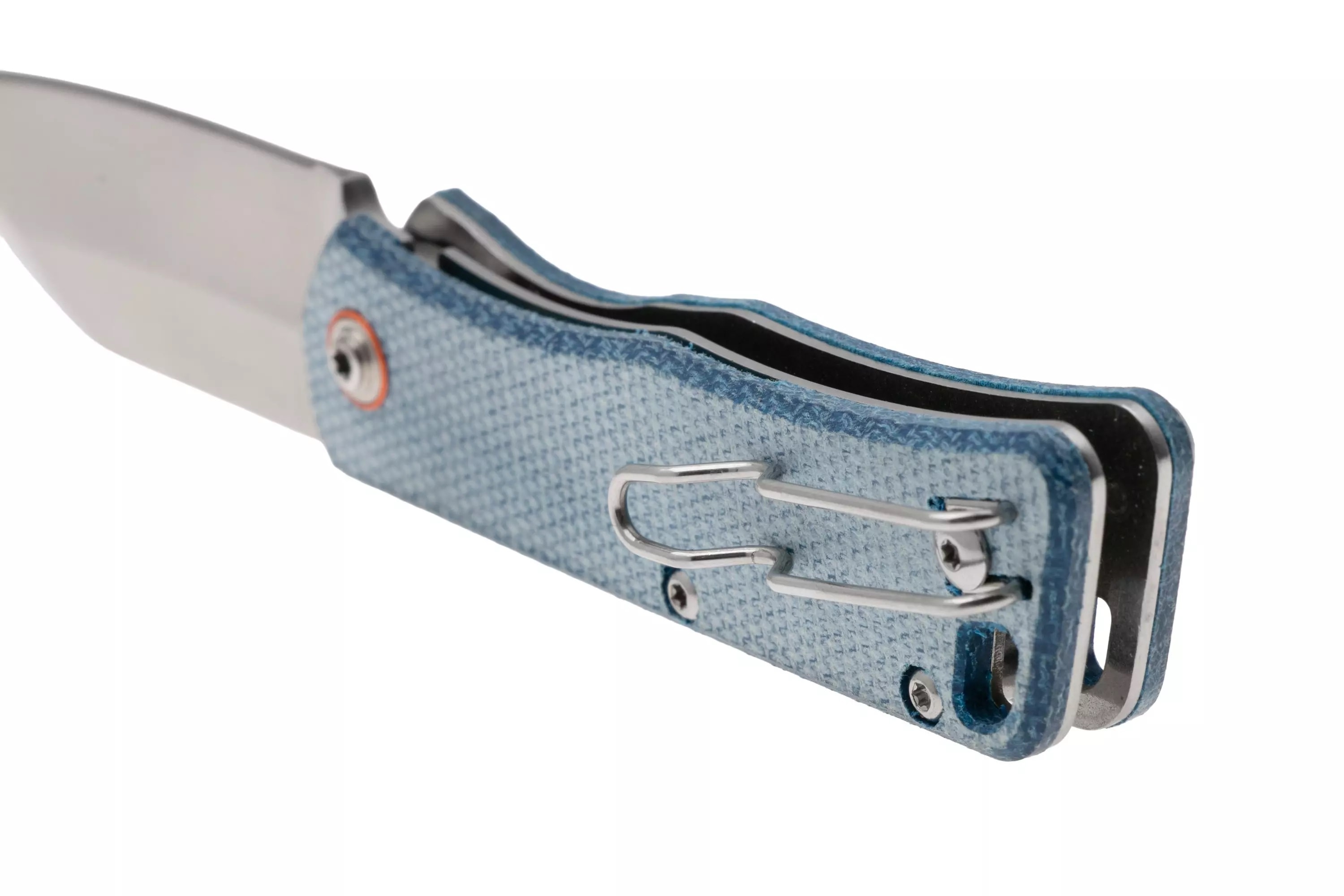 Black Fox Teeny Blue Micarta Satin D2 Çakı
