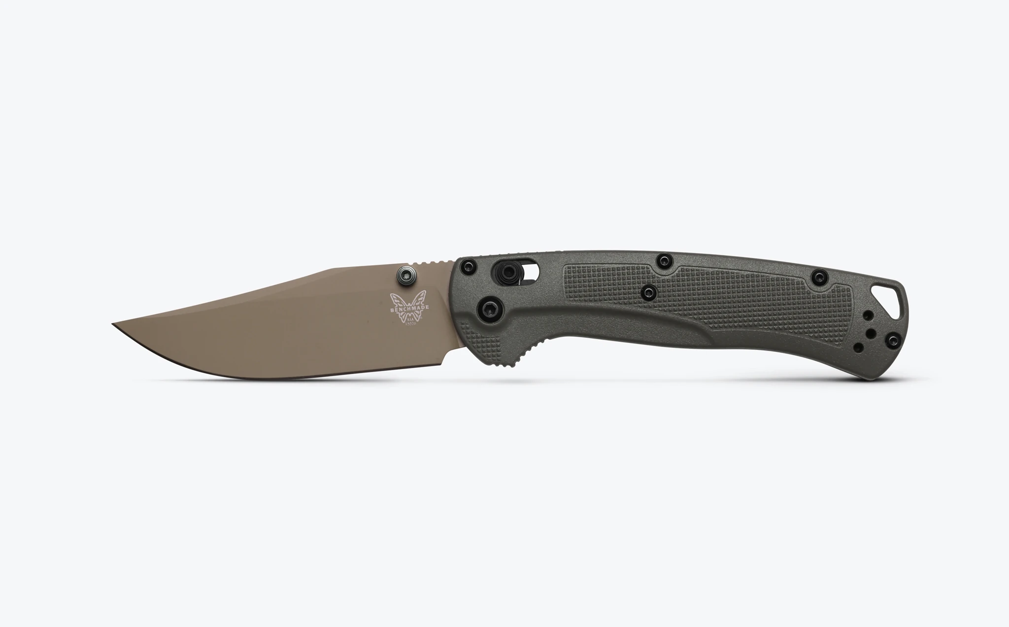 Benchmade Taggedout® Deep Olive Grivory Tan Elmax Çakı