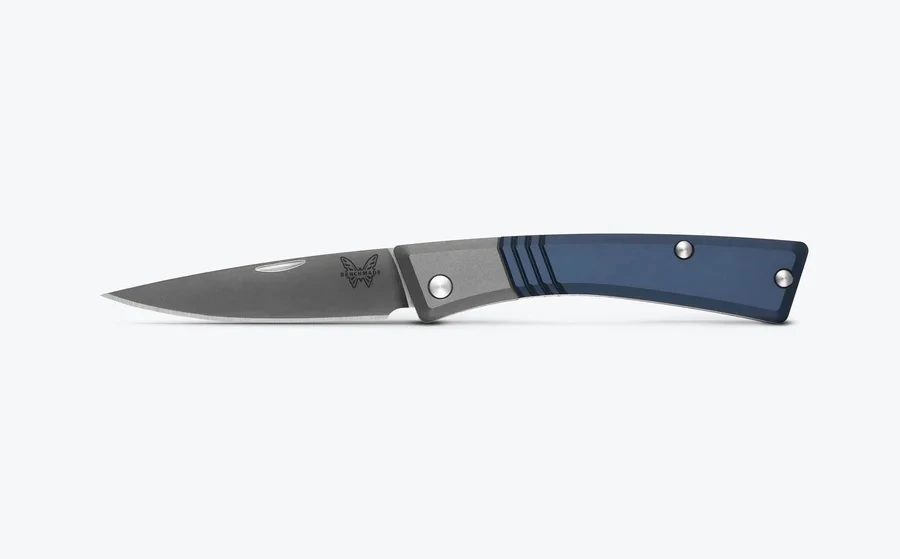 Benchmade Successor Ash Gray / Crater Blue Aluminium Satin M390 Çakı