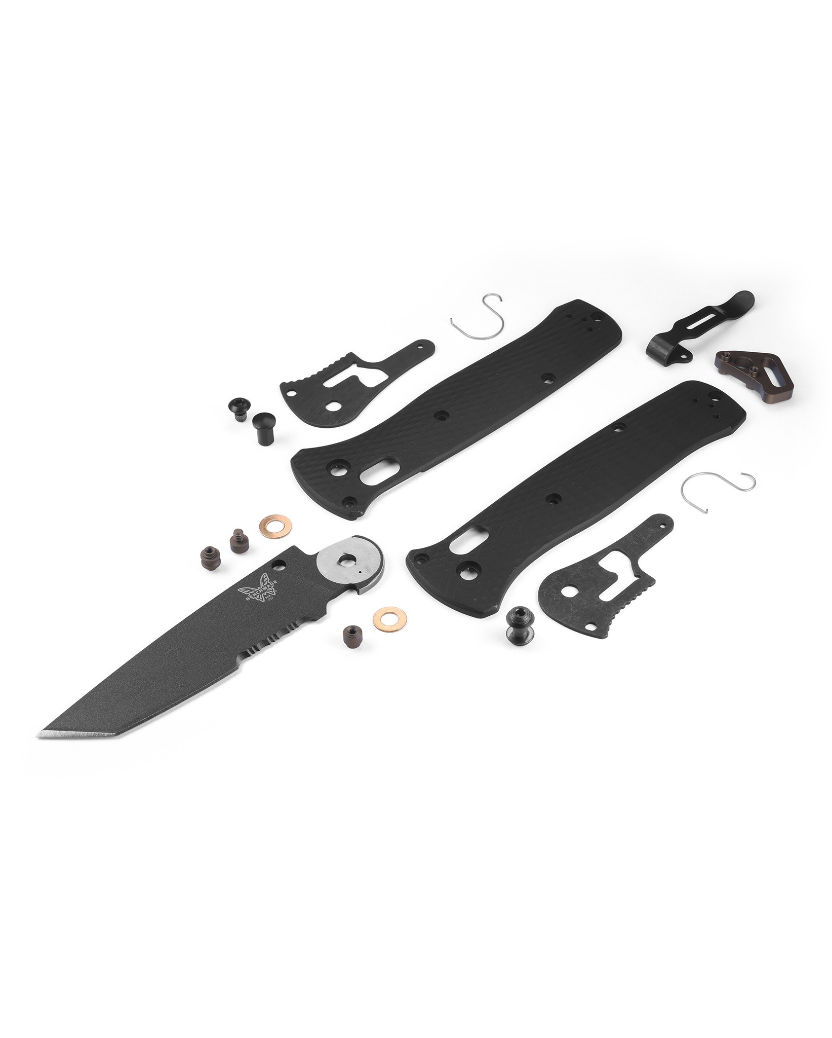 Benchmade Bailout® Black Aluminium Serrated Tanto Çakı