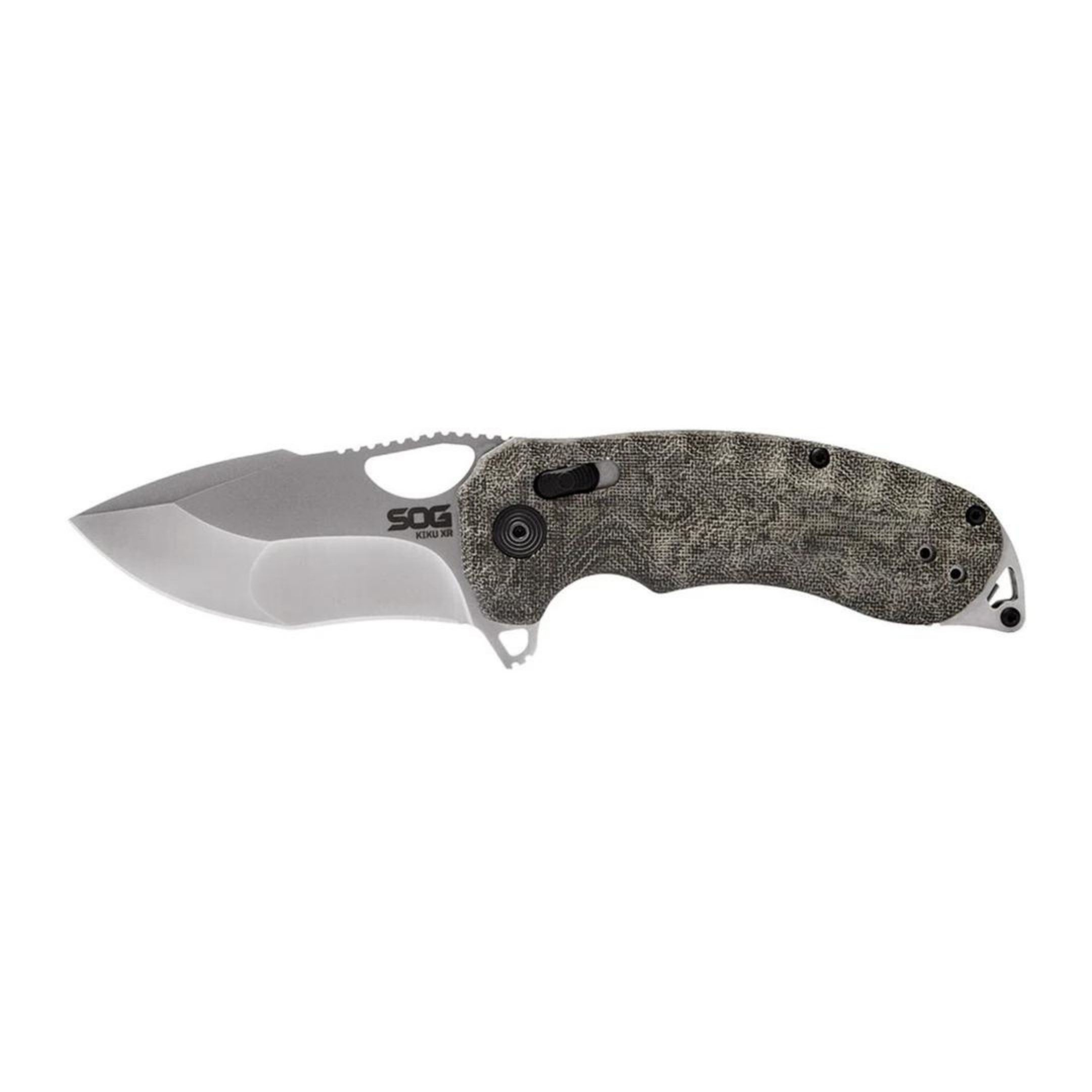 SOG Kiku XR Natural Linen Micarta Çakı