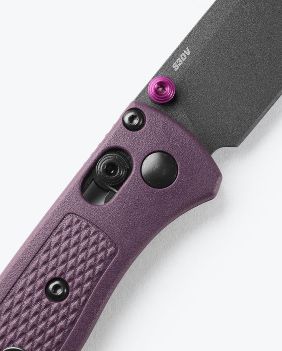 Benchmade Mini Bugout® Dark Purple Grivory® SPR Çakı