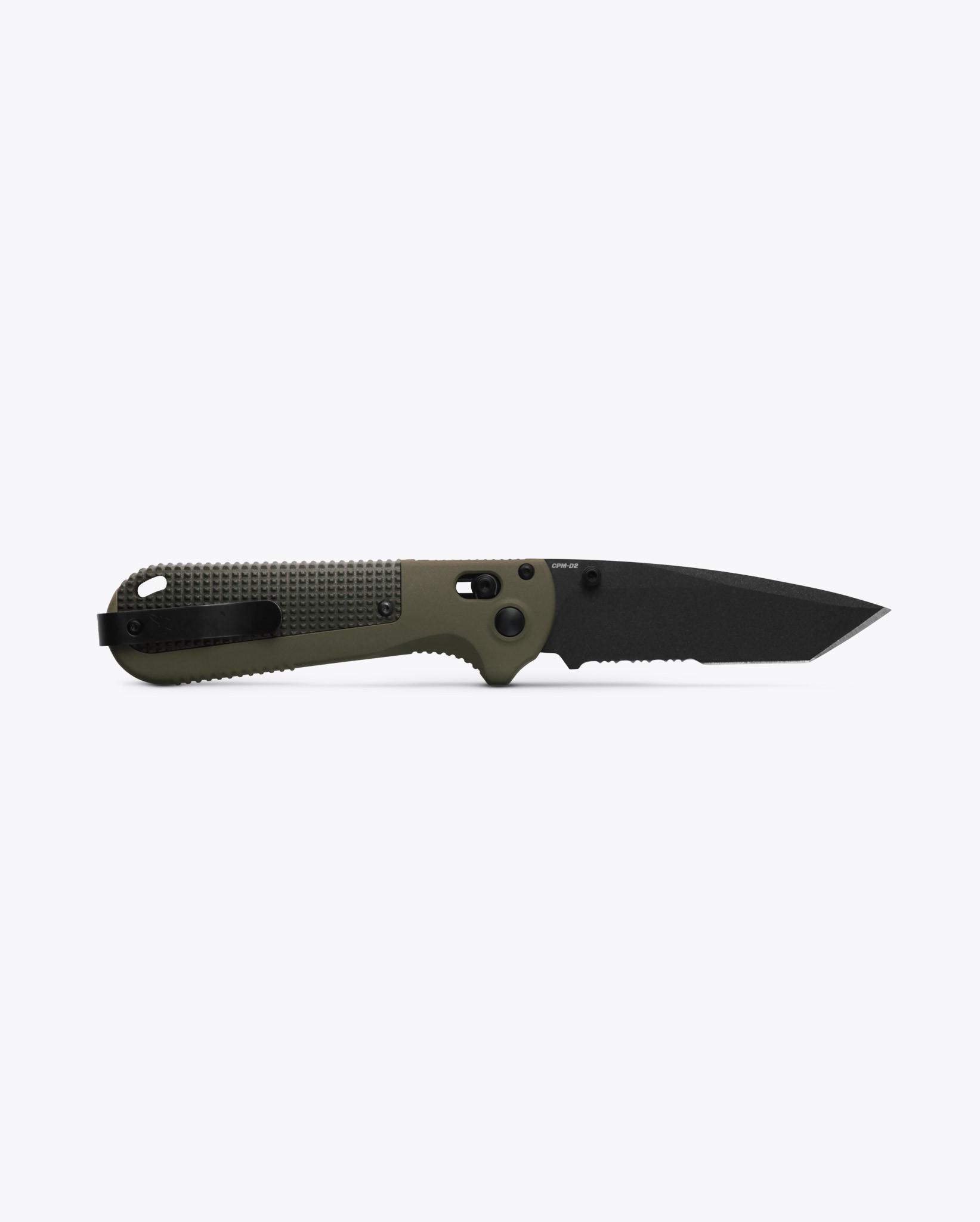 Benchmade Redoubt® Tanto Ranger Green & Forest Grivory® Serrated Cobalt Black Cerakote CPM-D2 Çakı