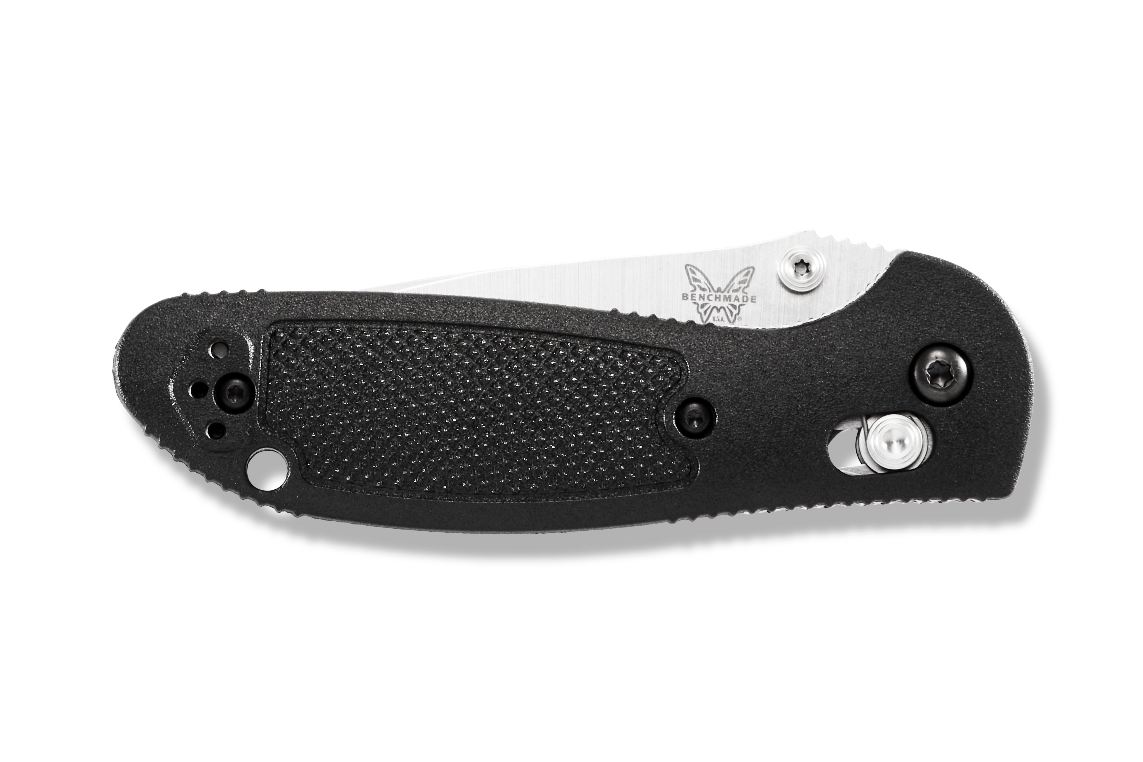 Benchmade Mini Griptilian® Black Grivory® Drop Point Çakı