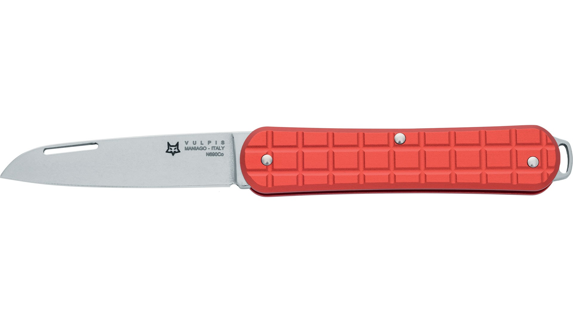 Fox Knives Vulpis 130 Grenade Aluminium Red Çakı