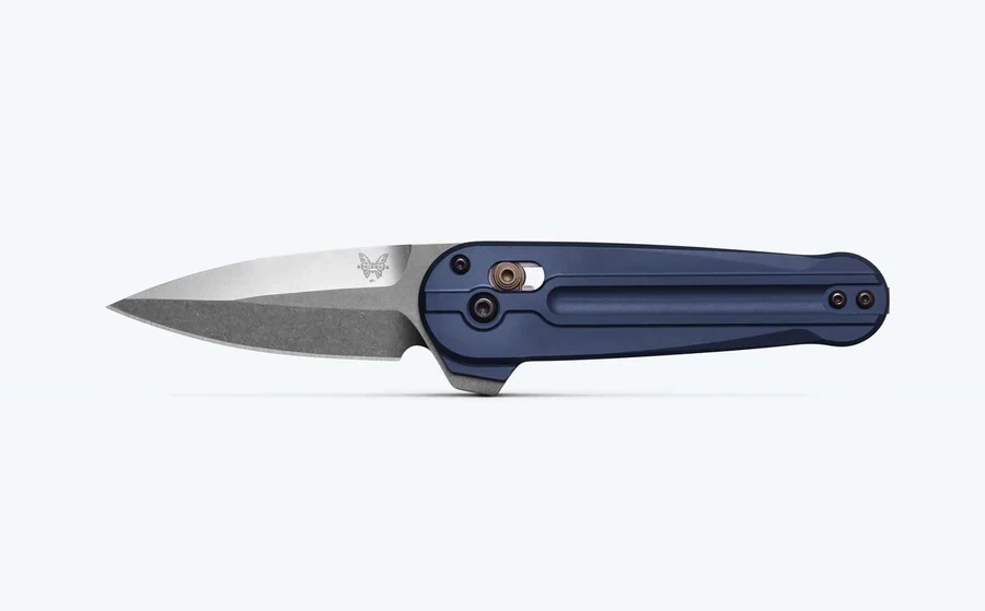 Benchmade Lowden Crater Blue Aluminium Satin M390 Çakı