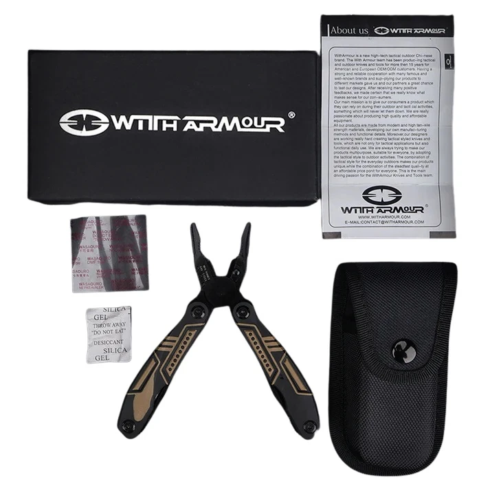 WithArmour® Ranger Black-Tan Katlanır Pense