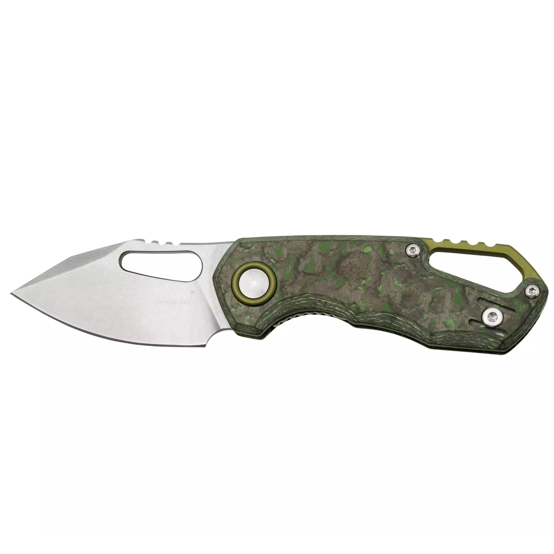 MKM Isonzo Clip Point M390 Jungle Wear CF Çakı