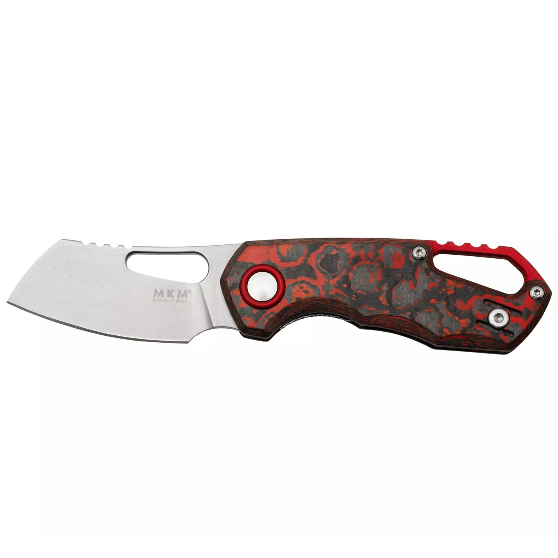 MKM Isonzo Cleaver M390 Lava Flow CF Çakı