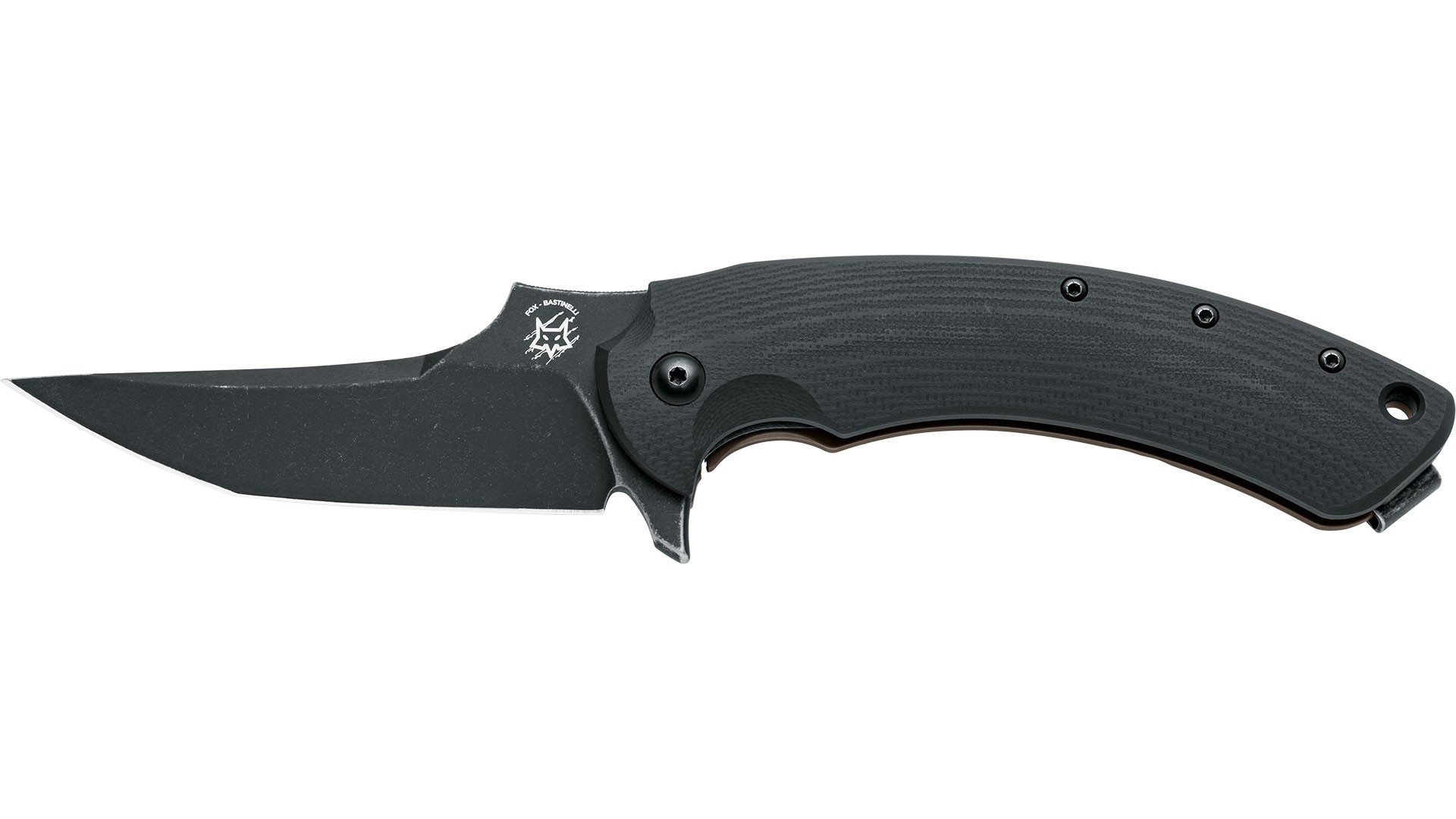 Fox Knives Geco N690 Bronze Titanium Frame Black G10 Çakı