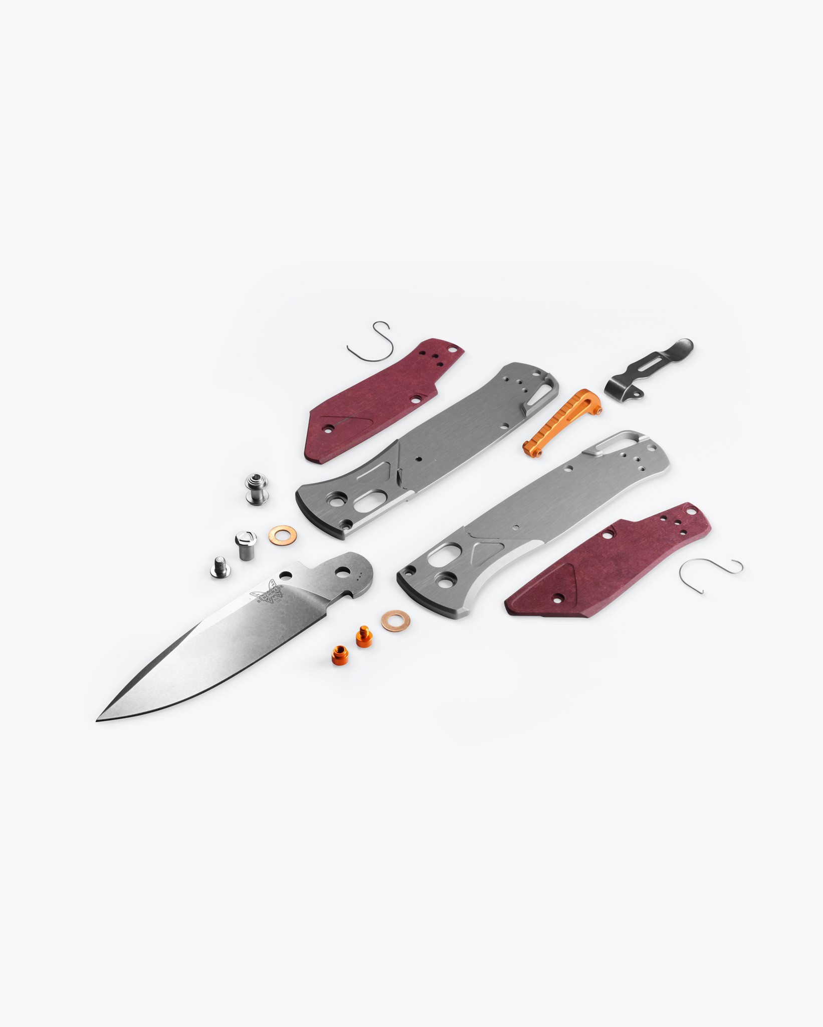 Benchmade Bugout® Grey Aluminium Redstone Richlite CPM-S90V Çakı
