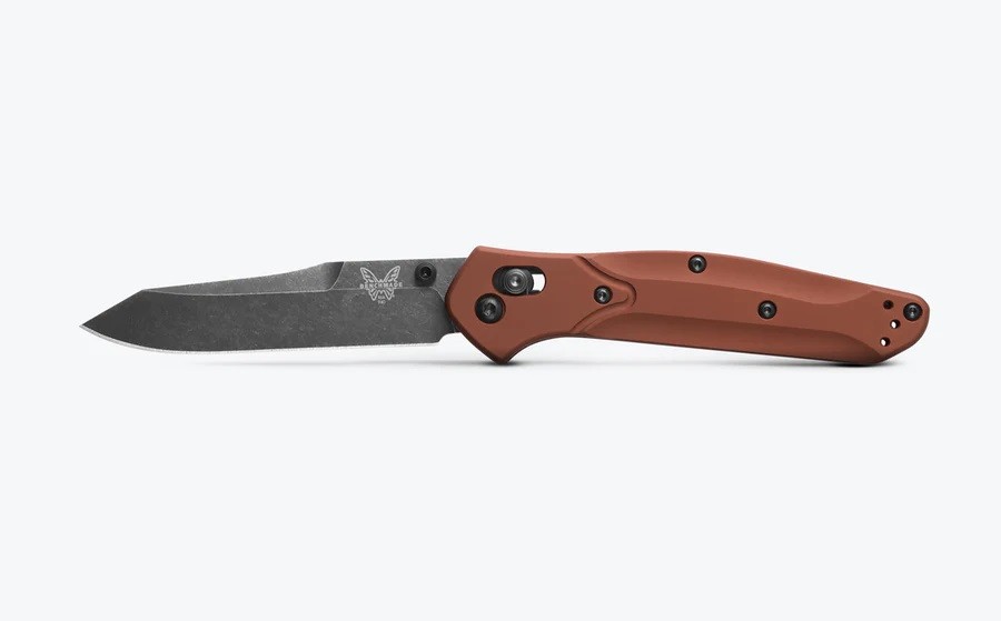 Benchmade Osborne Reverse Tanto Burnt Copper Aluminum Battlewash Magnacut Çakı