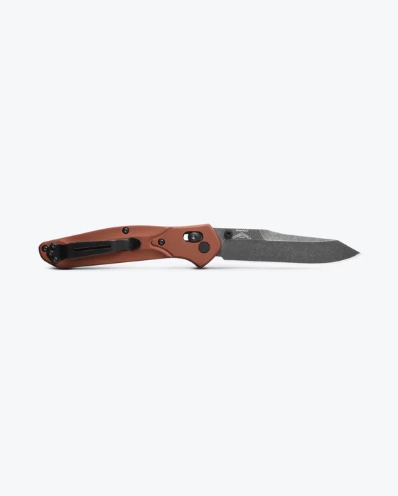 Benchmade Osborne Reverse Tanto Burnt Copper Aluminum Battlewash Magnacut Çakı