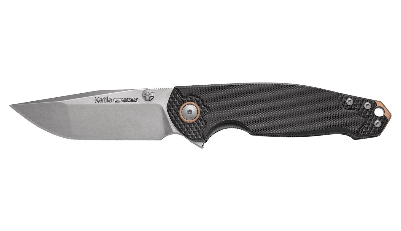 Viper Katla Black G10 3D Stonewash M390 Çakı