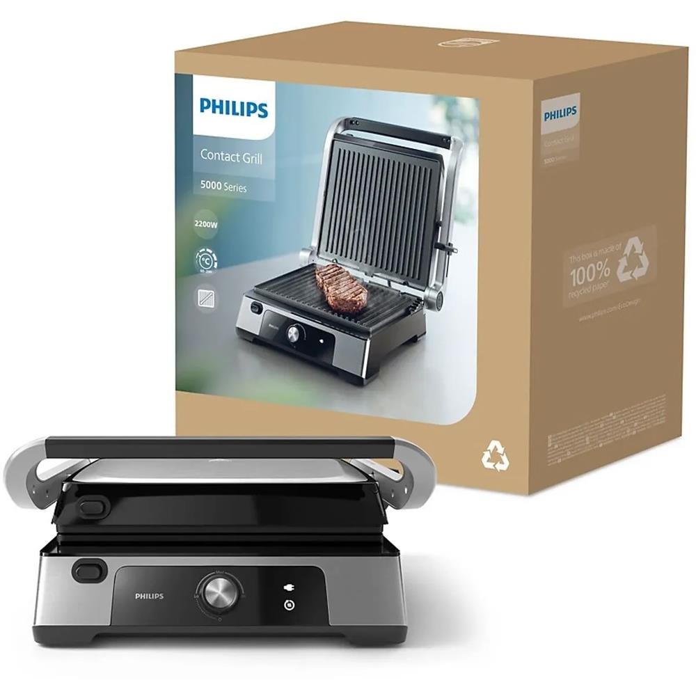 Philips HD6301/90 2200W 5000 Serisi Izgara Ve Tost Makinesi