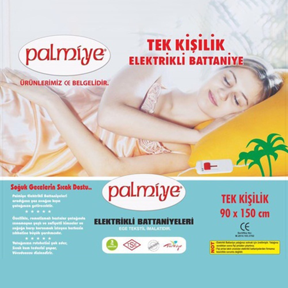 Per Class Tek Kişilik Elektrikli Battaniye