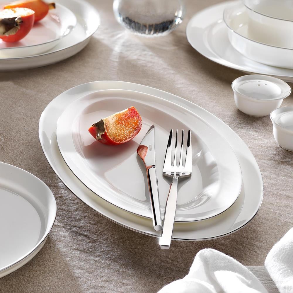 Schafer Superfine Bone Lux Yemek Takımı 56 Parça Platin