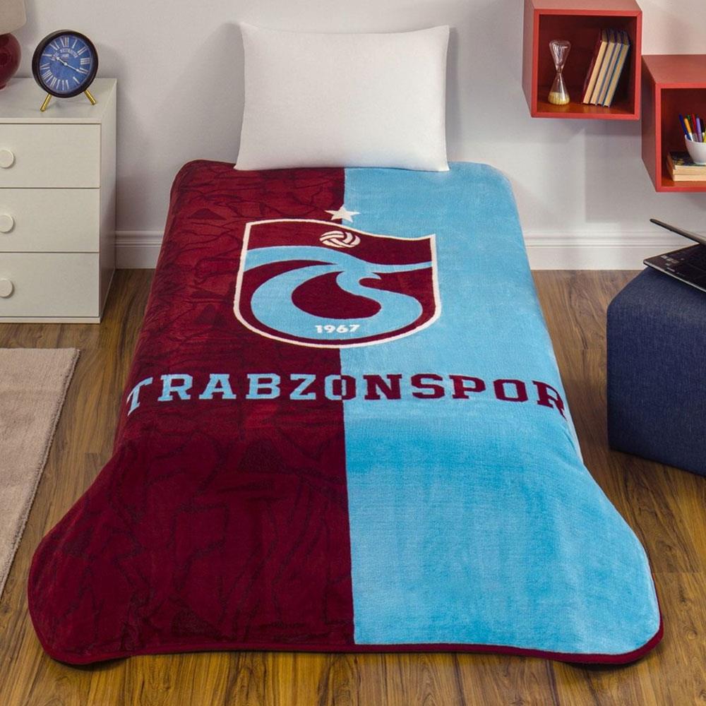 Kristal Lisanslı Battaniye Trabzonspor Parçalı