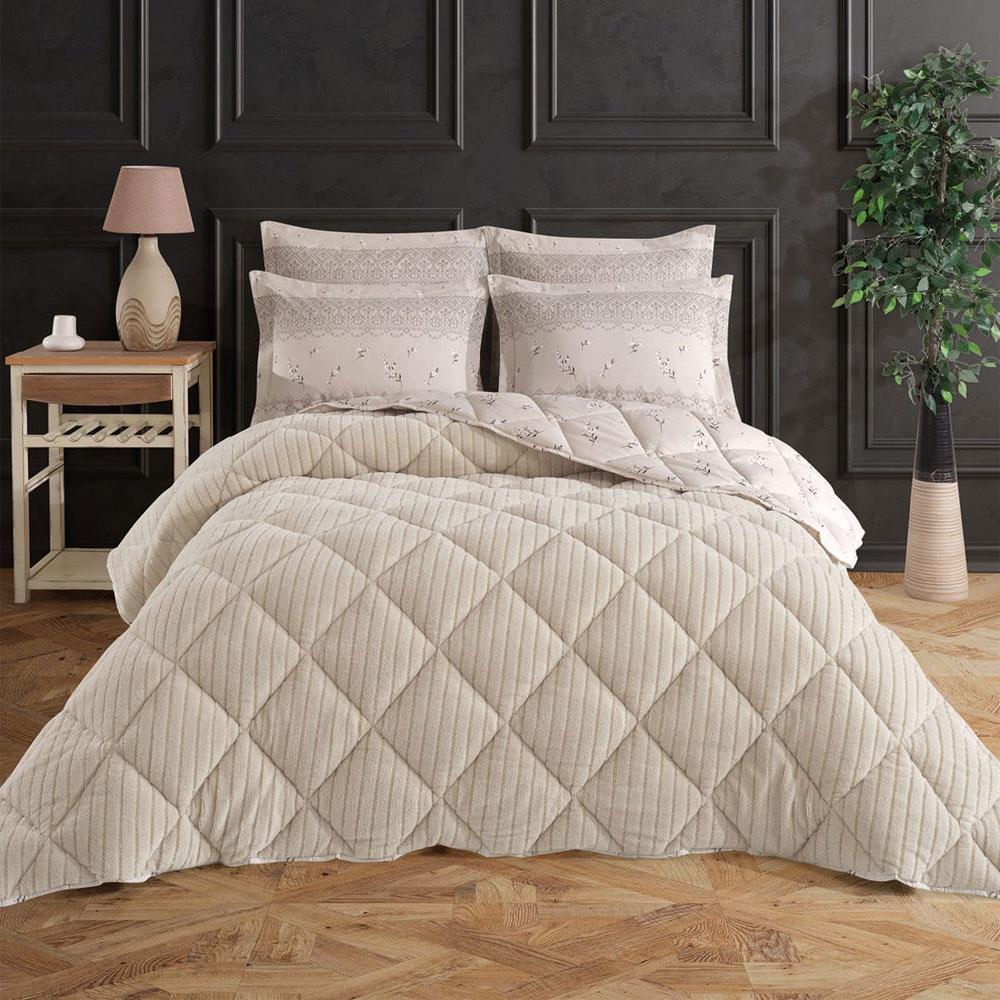 Per Class Çift Kişilik Wellsoft Uyku Seti - TAŞ RENGİ