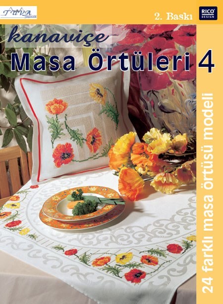 Dmc Kanaviçe Masa Örtüleri 4