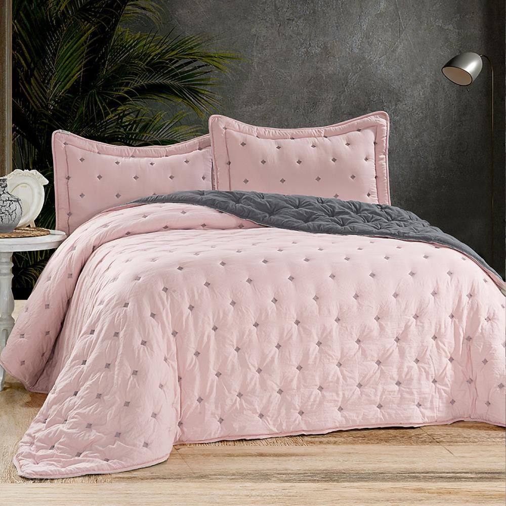 Royal Home Carre 3 Prç Yatak Örtüsü