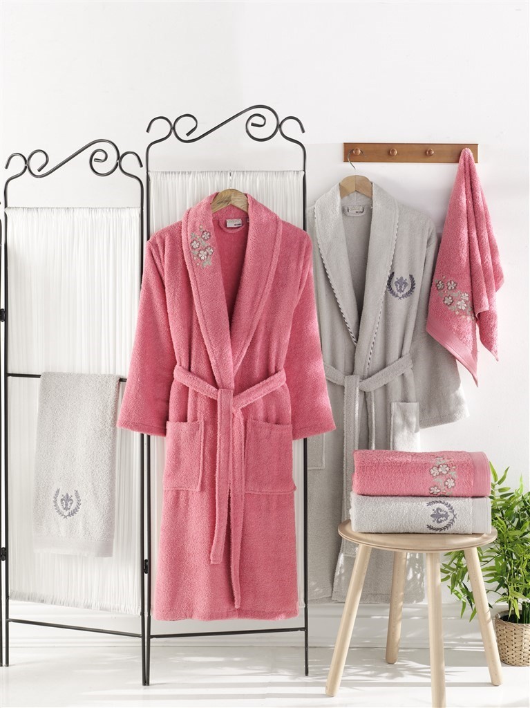 Kristal Alya Softline Pamuklu Bornoz Seti