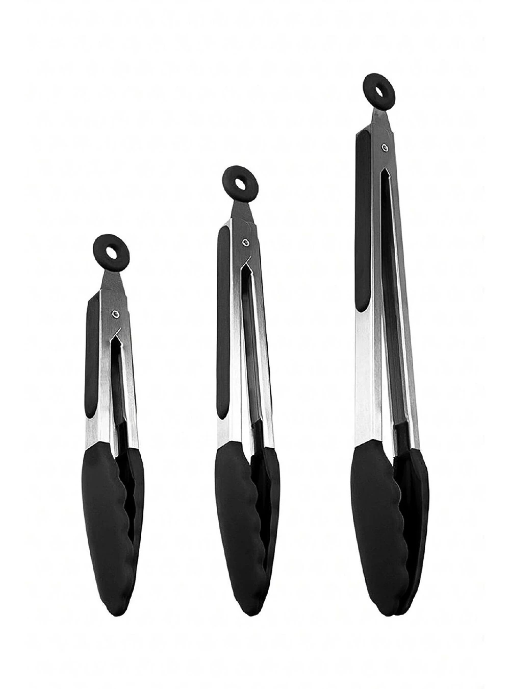 Valletta VLT1042 Midori Metsl Saplı Silikon Uçlu Kilit Sis. Smart 3 lü Maşa Seti