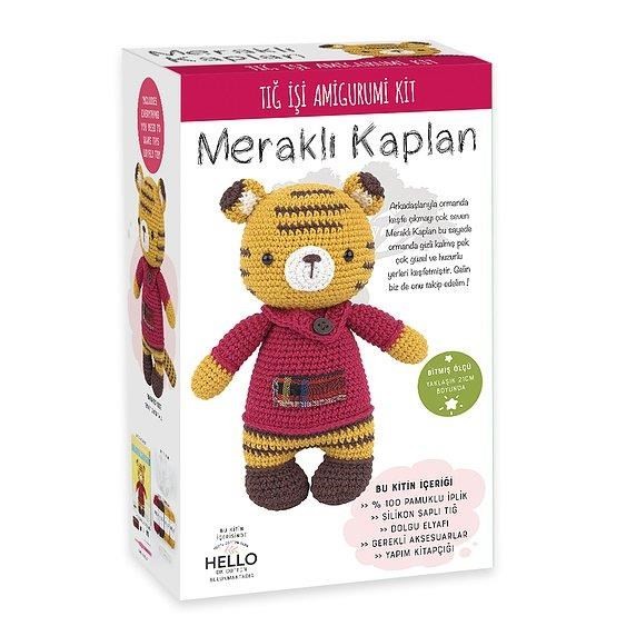 Tuva Tığ İşi Amigurumi Kit - Meraklı Kaplan