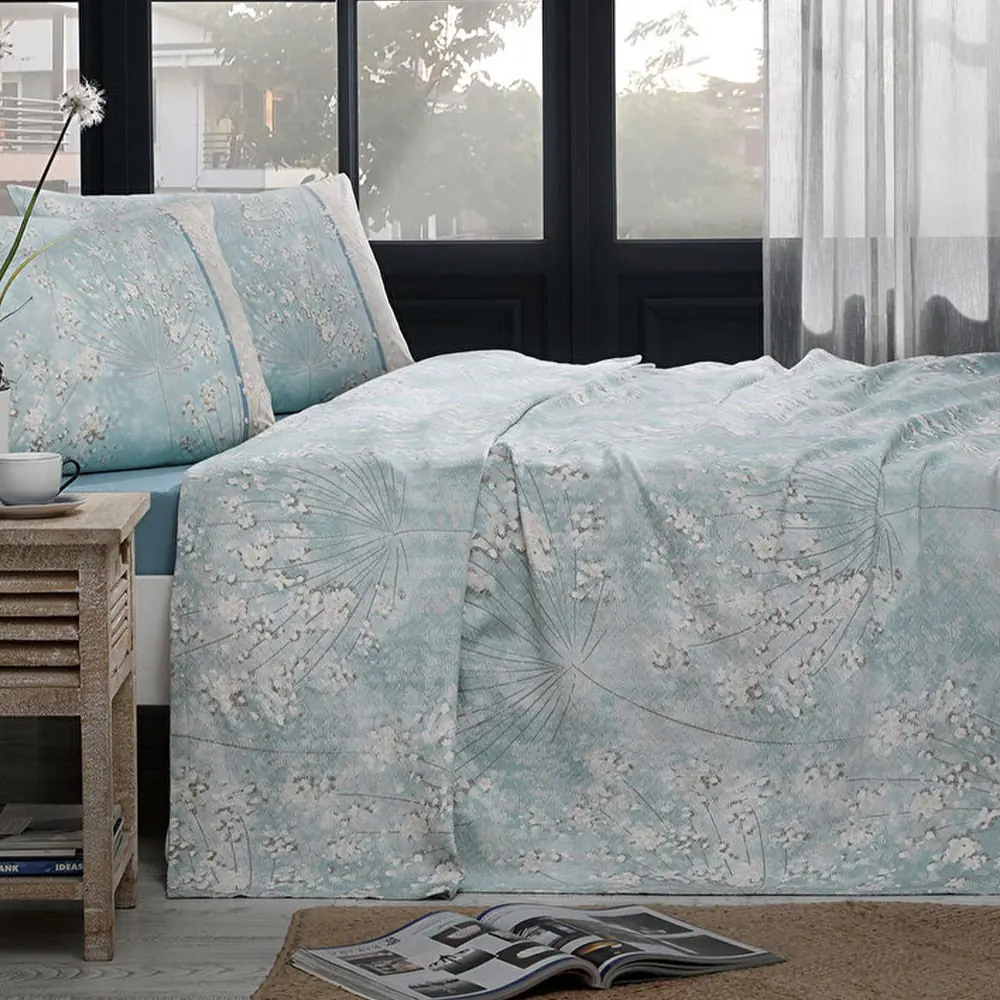 Özdilek Tek Kişilik Ranforce Nevresim Takımı Hoya Turkuaz