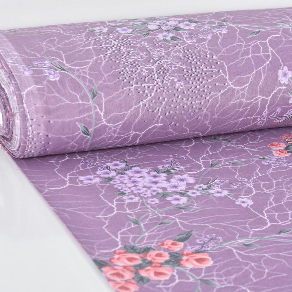 Per Class Bahar Çiçekleri Desenli Polyester Nevresimlik Kumaş 240 cm