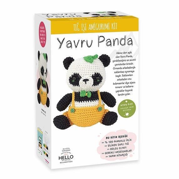 Tuva Tığ İşi Amigurumi Kit - Yavru Panda