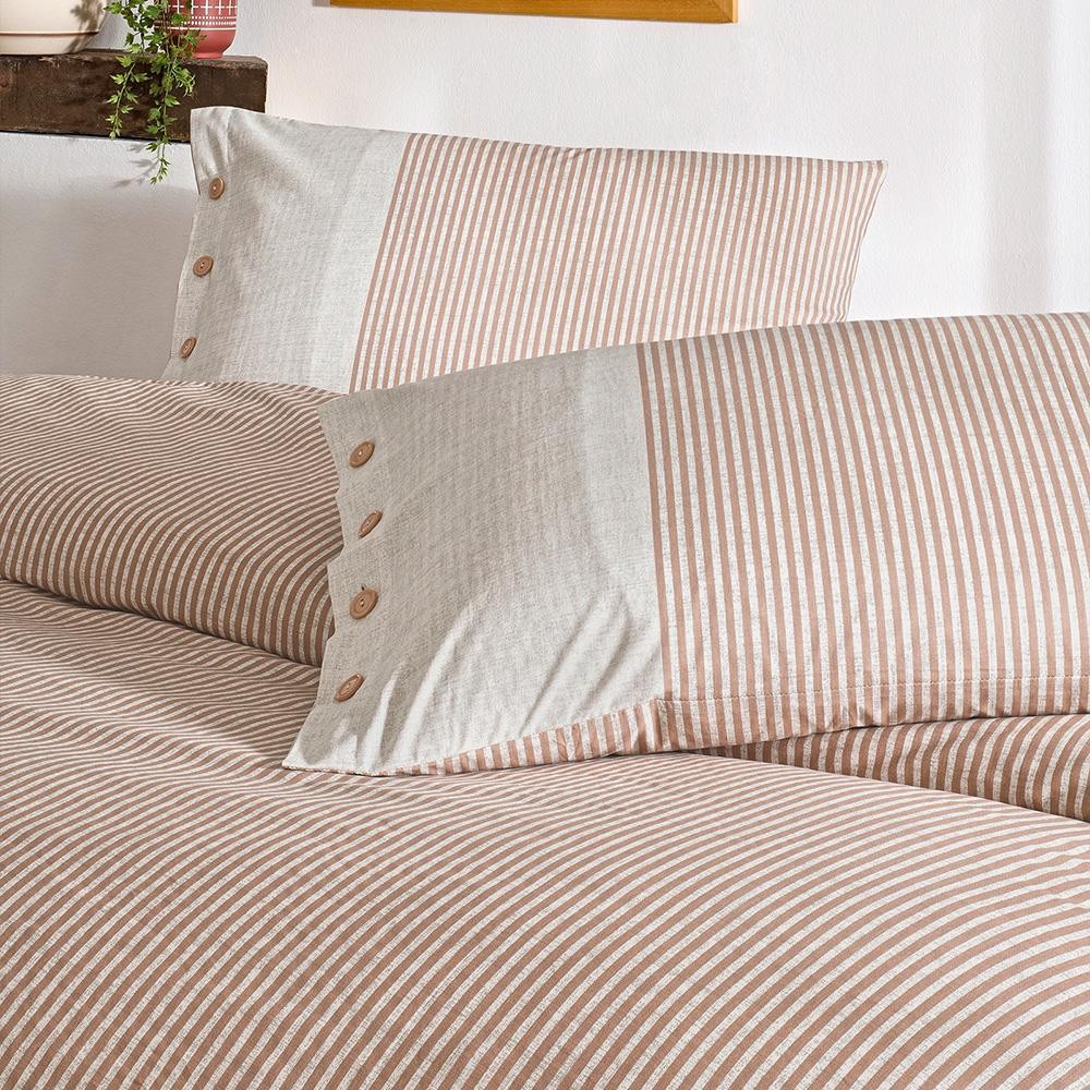 Özdilek Tek Kişilik Ranforce Nevresim Takımı Natural Line