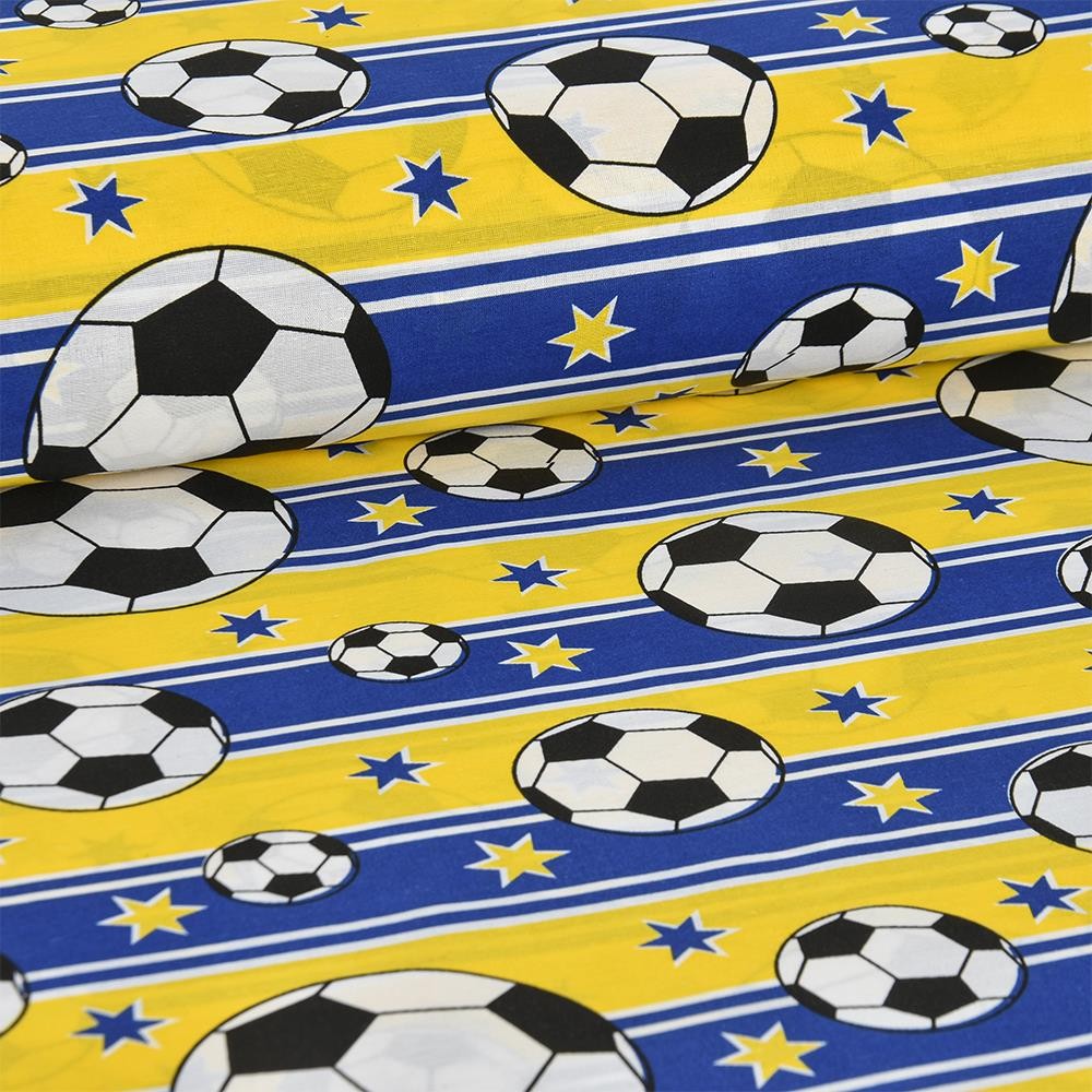 Per Class Futbol Topu Taraftar Polyester Nevresimlik Kumaş
