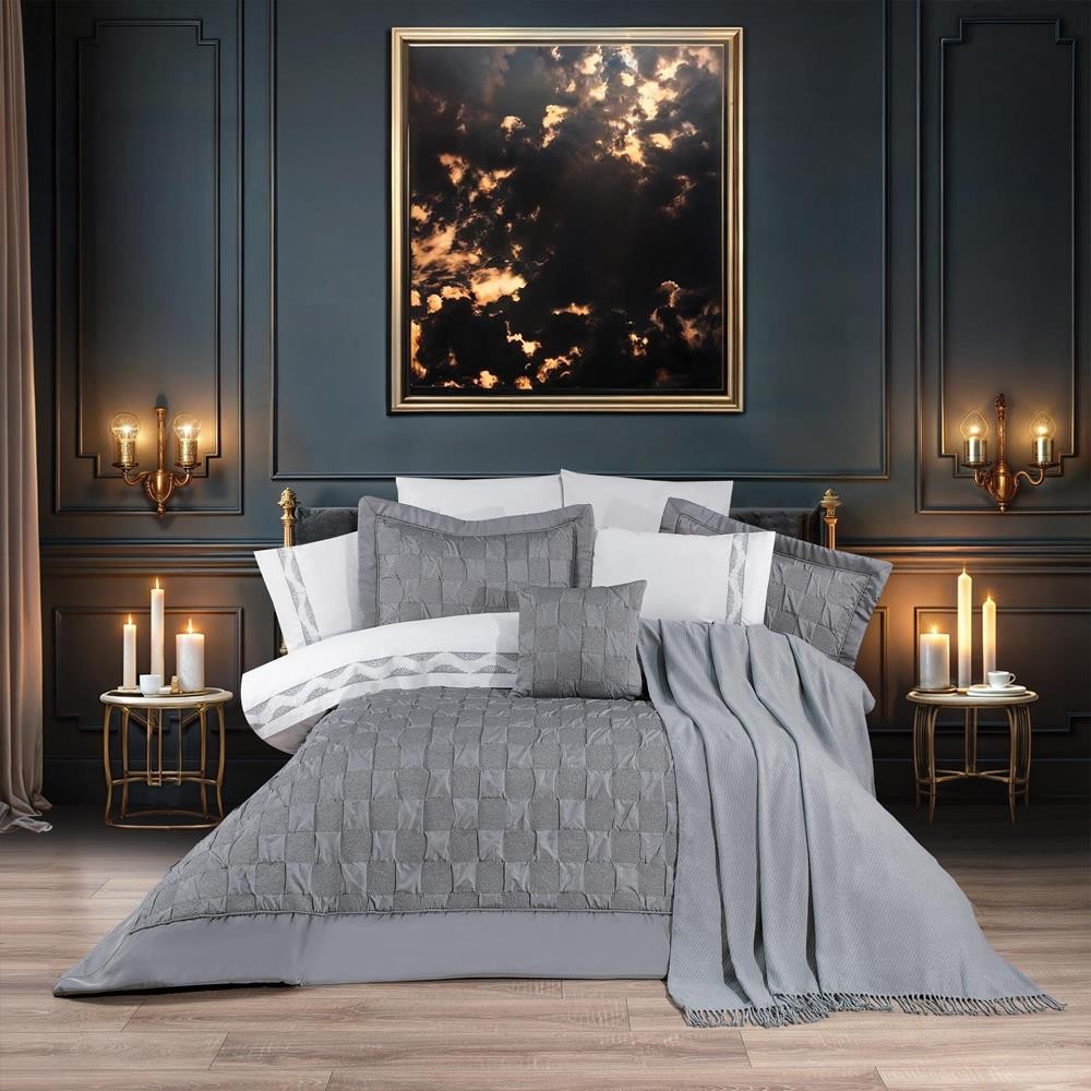 Schafer Home Moneta Çeyiz Seti 11 Parça Gri