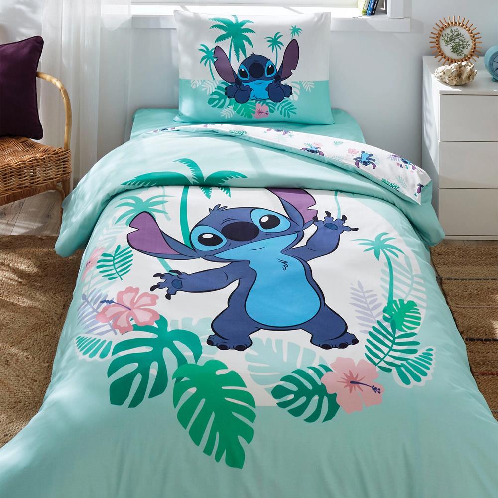 Özdilek Dsny Ranforce Nevresim Takımı TK.Stitch Summer Mint