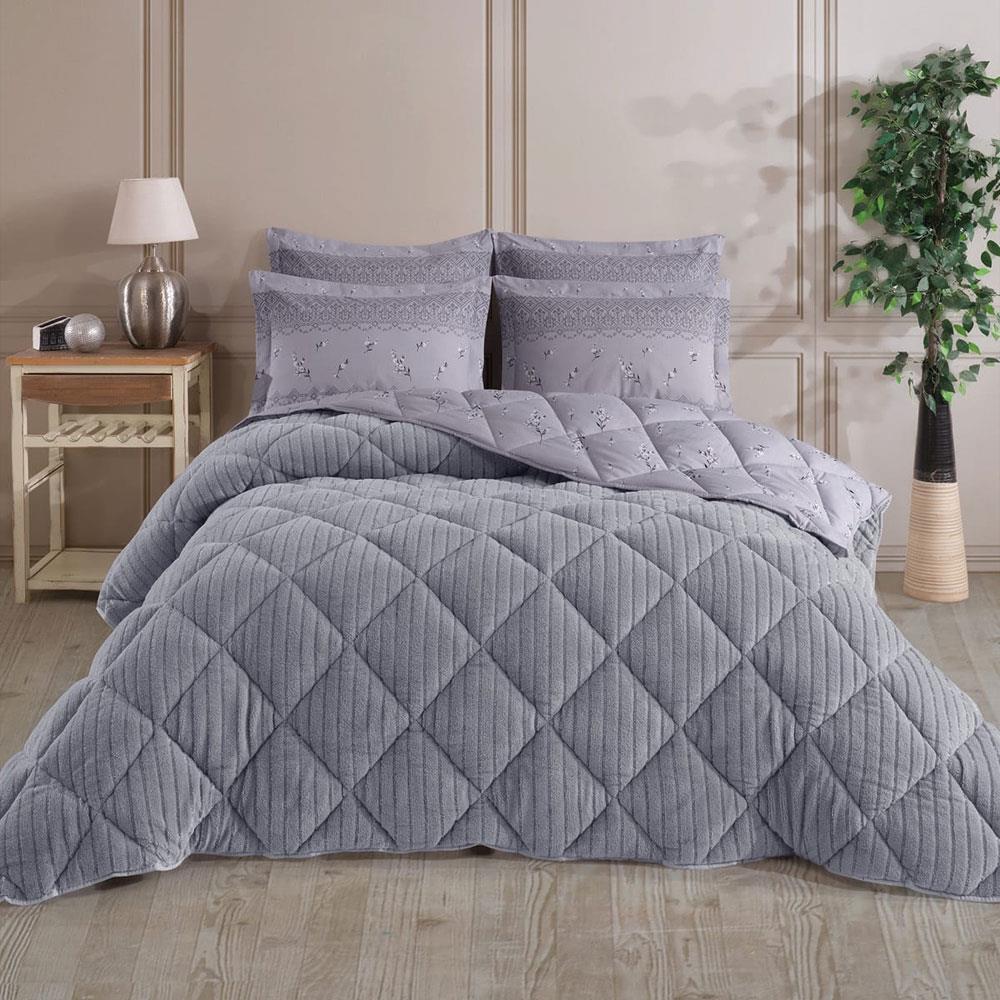 Per Class Çift Kişilik Wellsoft Uyku Seti - GRİ