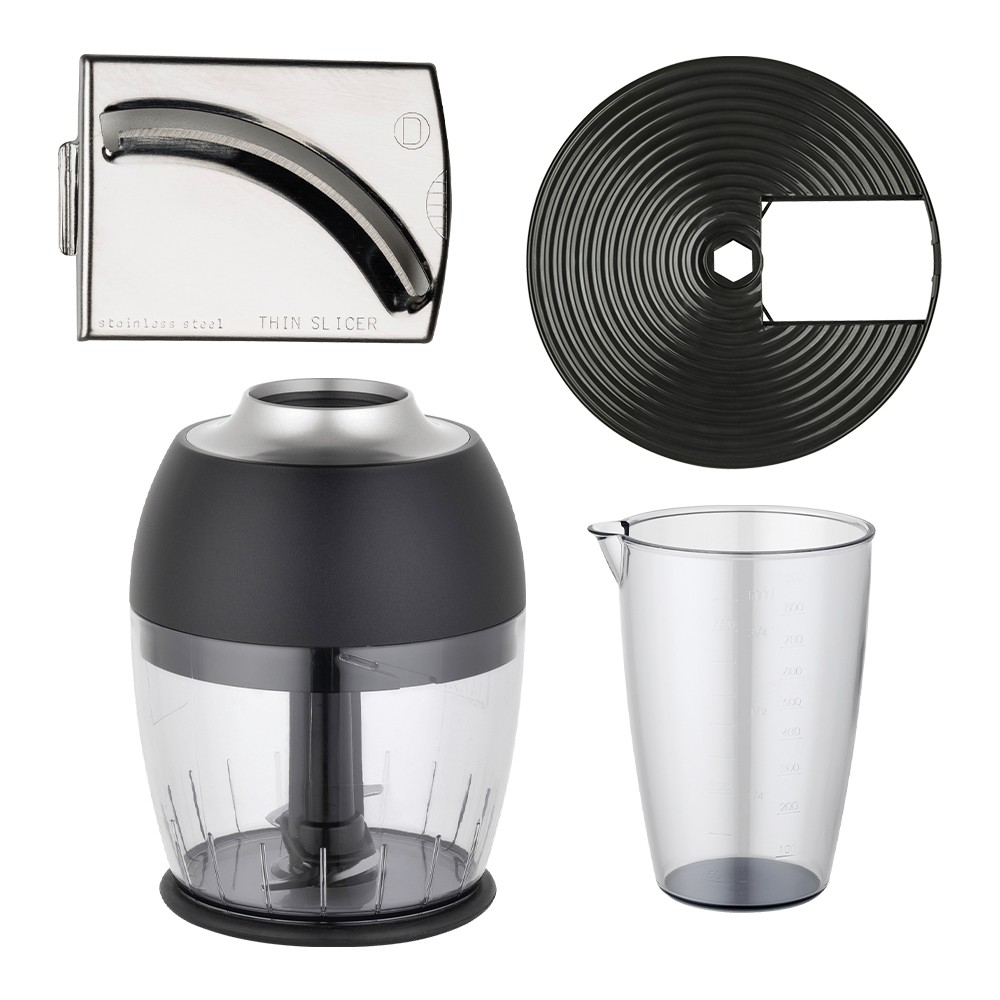 Fakir Speed Multi Black Silver Blender Set