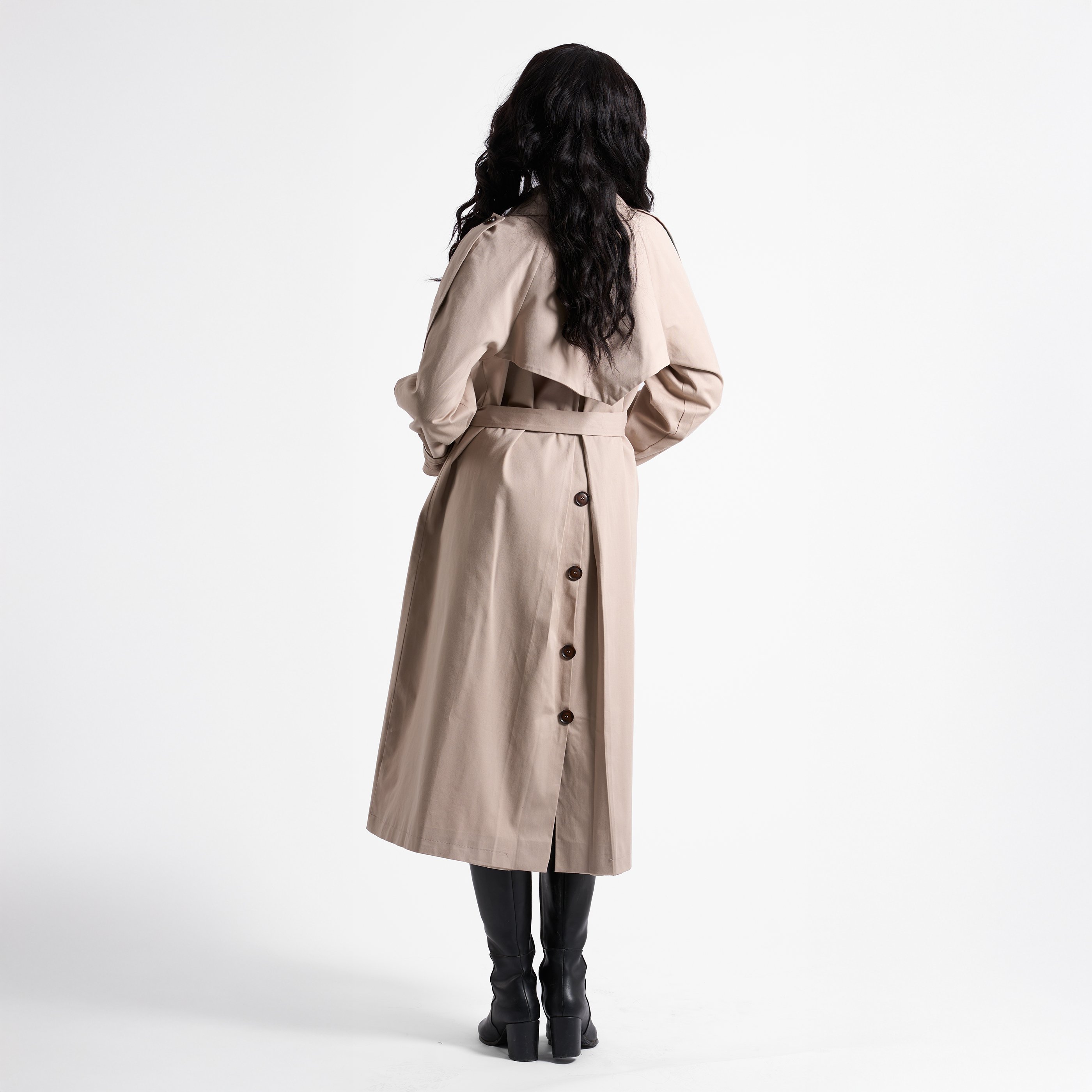 Gabardin Astarlı Trençkot