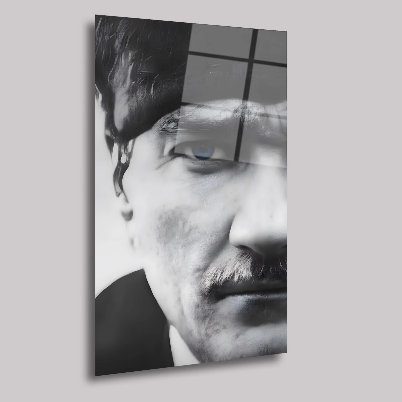 Mustafa Kemal Atatürk'ün Asil İfadesi Cam Tablo #PCT2002