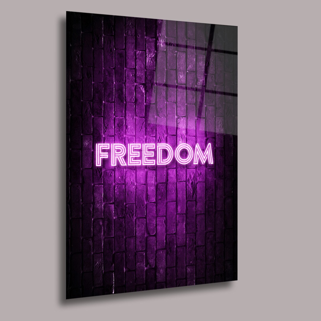 Freedom Neon Cam Tablo #PCT0768