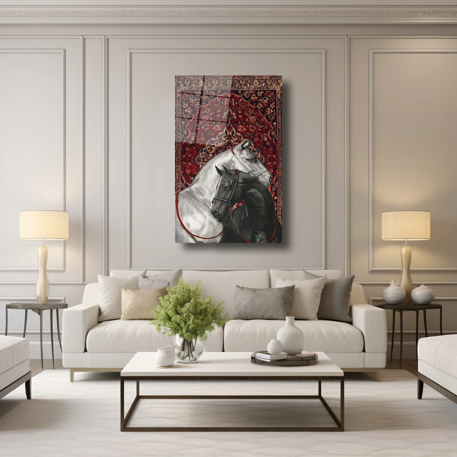 Derin Bağ ve Asalet Cam Tablo #PCT2001 