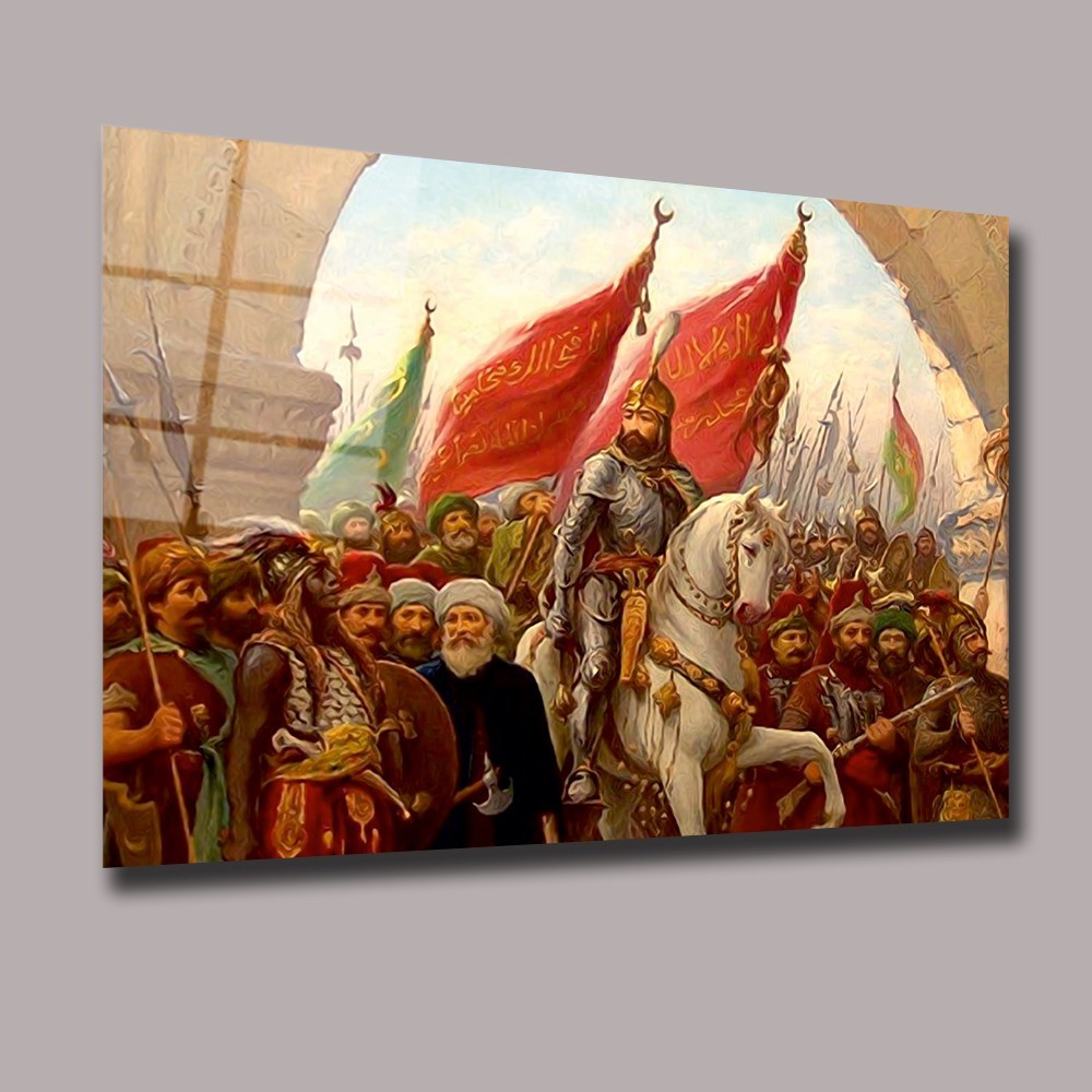 Fatih Sultan Mehmet Arşiv Cam Tablo #PCT0490