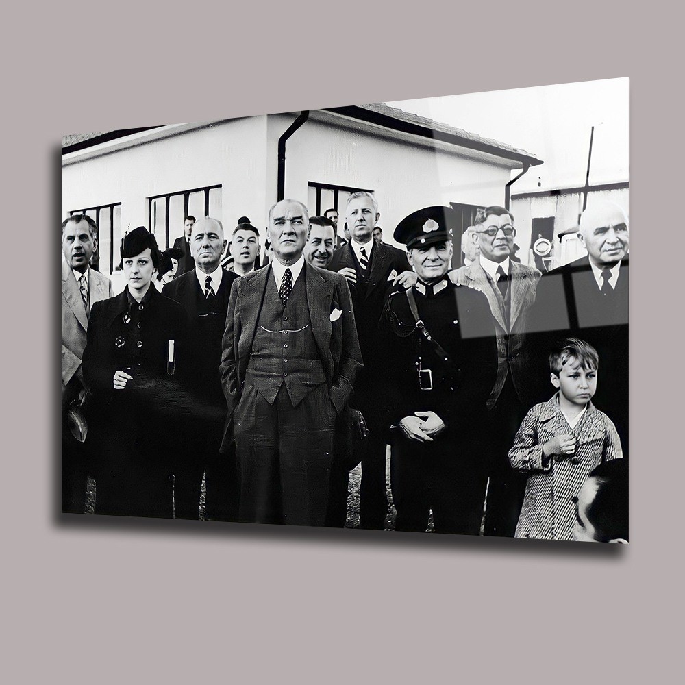 Atatürk 31 Atatürk Ve Türkiye Cam Tablo #PCT0530