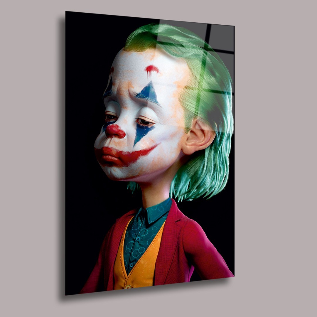 Bebek Joker Sinema Ve Ünlüler Cam Tablo #PCT0877