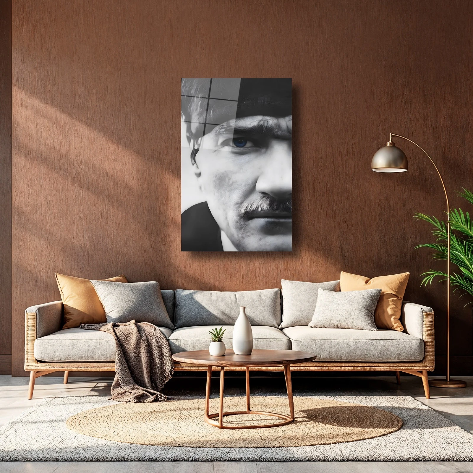 Mustafa Kemal Atatürk'ün Asil İfadesi Cam Tablo #PCT2002