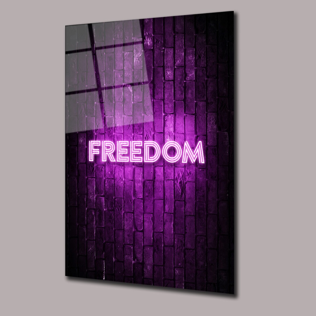 Freedom Neon Cam Tablo #PCT0768