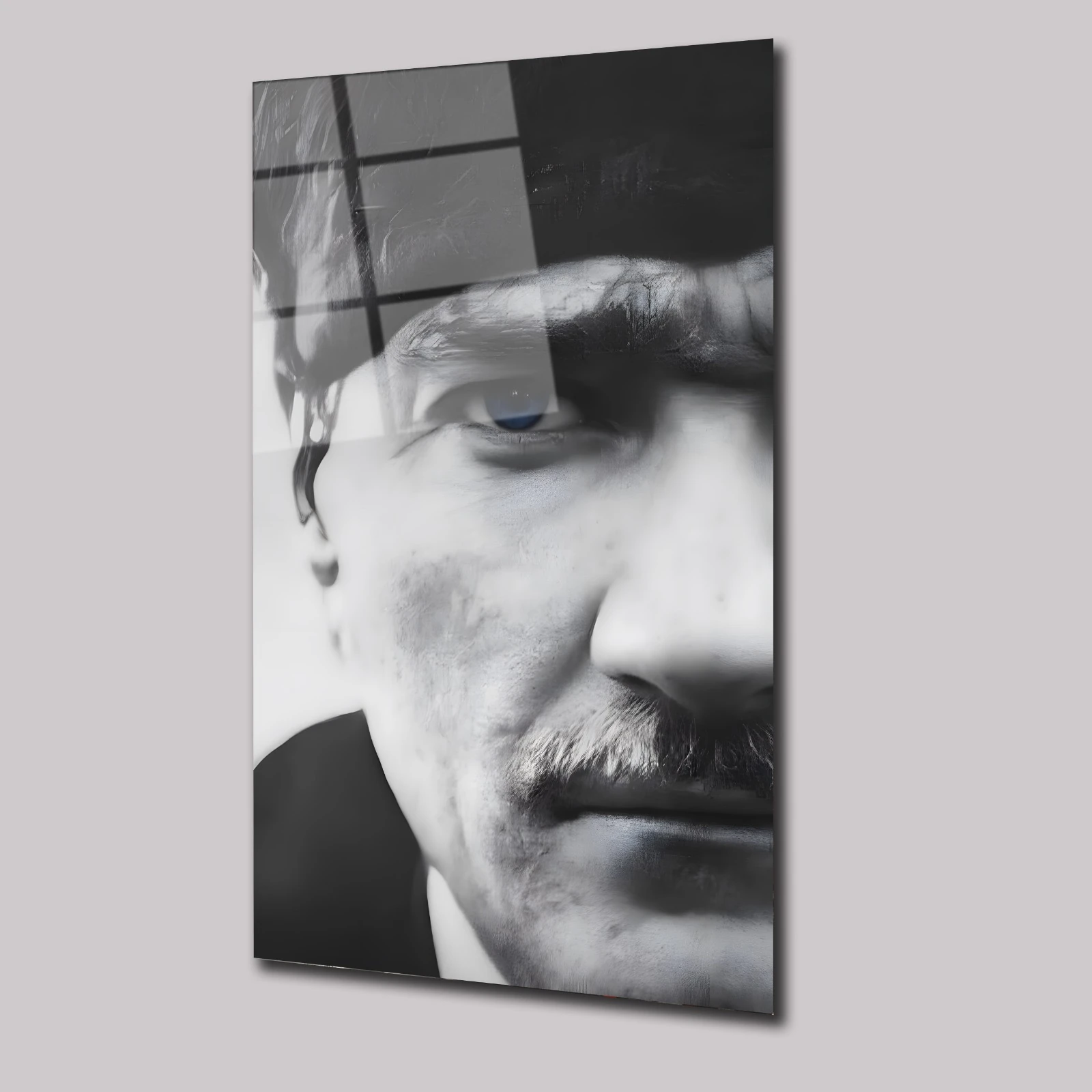 Mustafa Kemal Atatürk'ün Asil İfadesi Cam Tablo #PCT2002