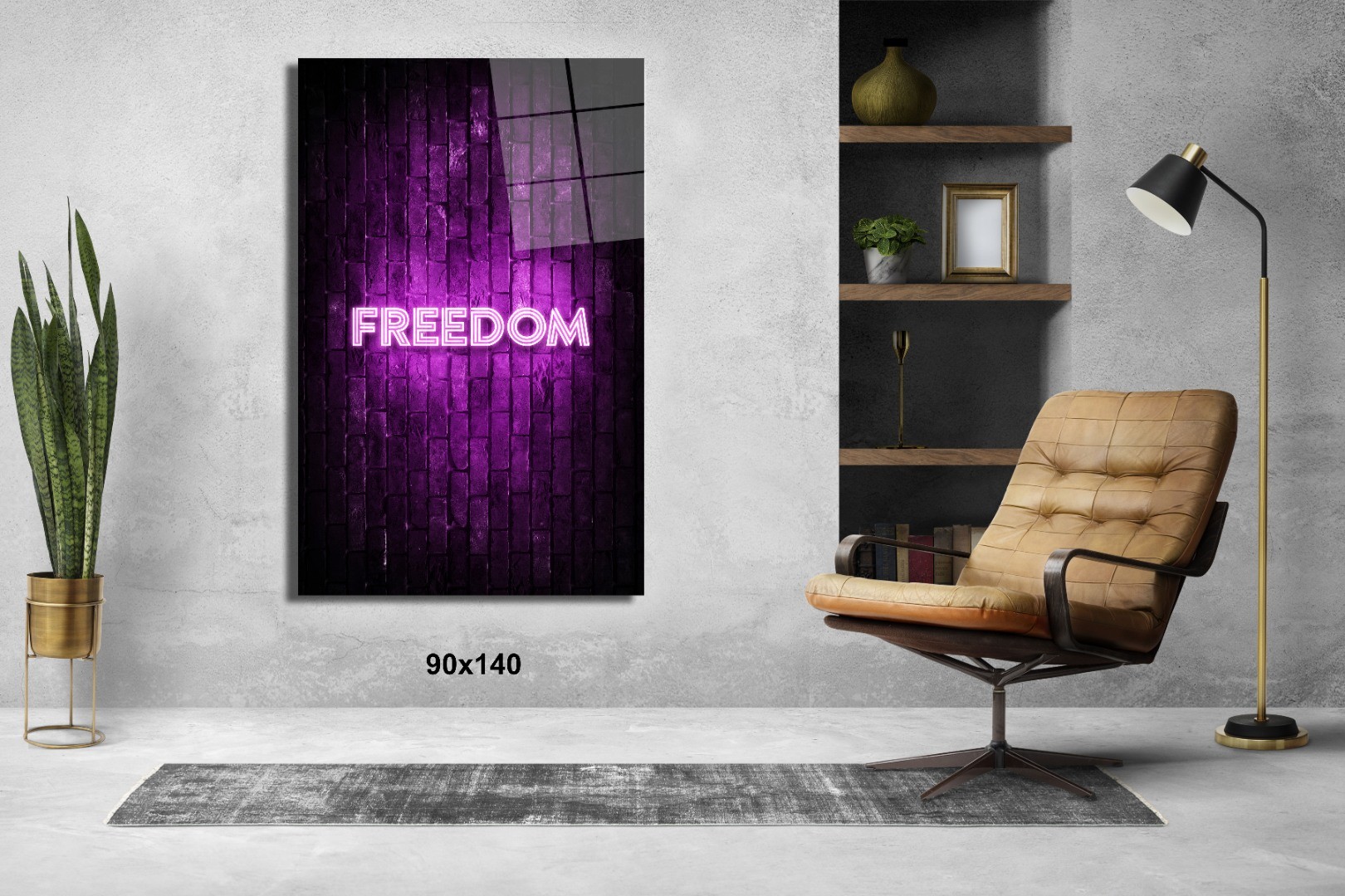 Freedom Neon Cam Tablo #PCT0768